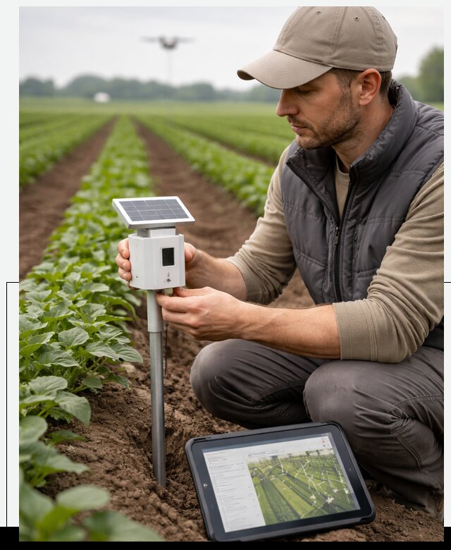 IoT мониторинг сельскохозяйственных полей и контроля в Кемерово